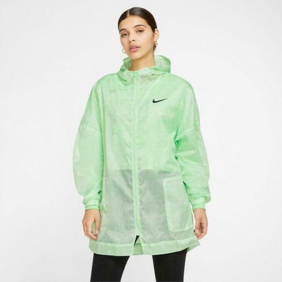 Nike Jackets & Blazers - NEW Nike Sportswear Womens Woven Jacket Green Sz S